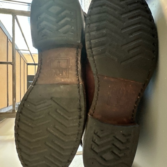 SALE FRYE Veronica Slouch Brown Leather Engineer Boots- LK NEW - Picture 10 of 14